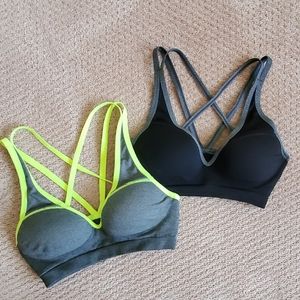 VS Pink push up sports bras